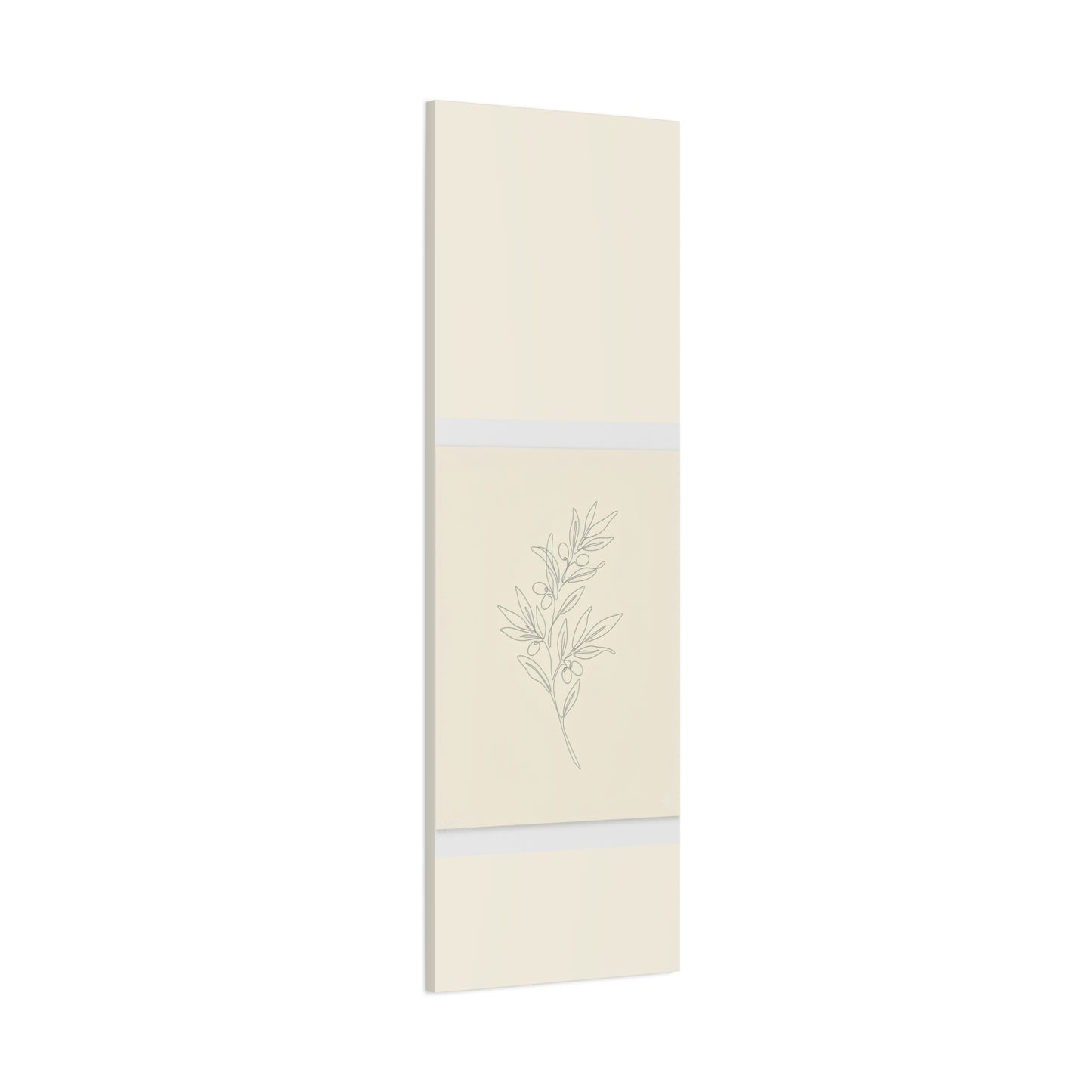 Olive Branch Minimalist Wall Art Canvas