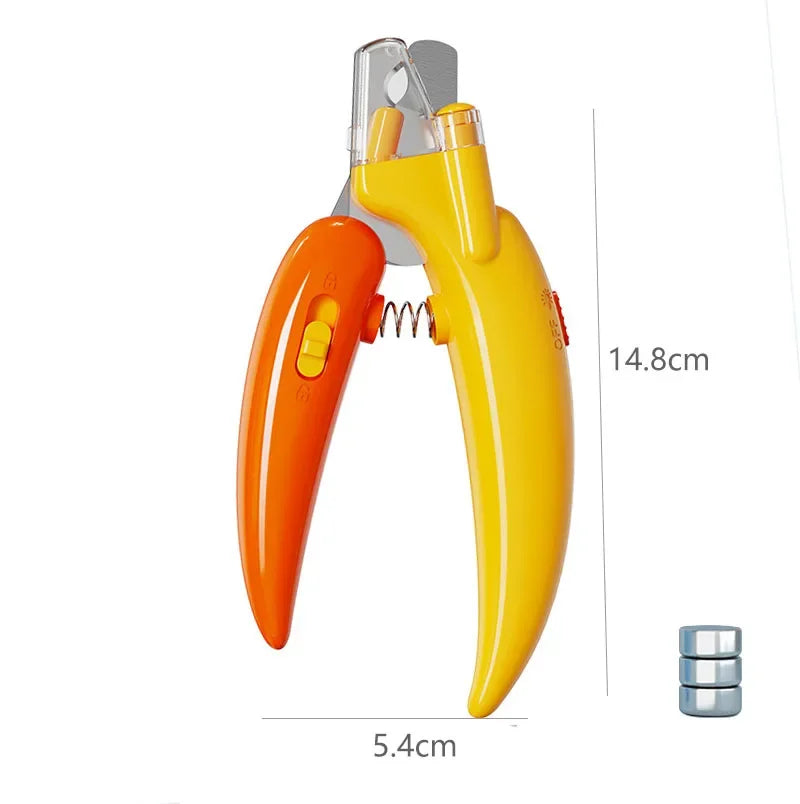 Pet Nail Clipper with Built-In LED Light