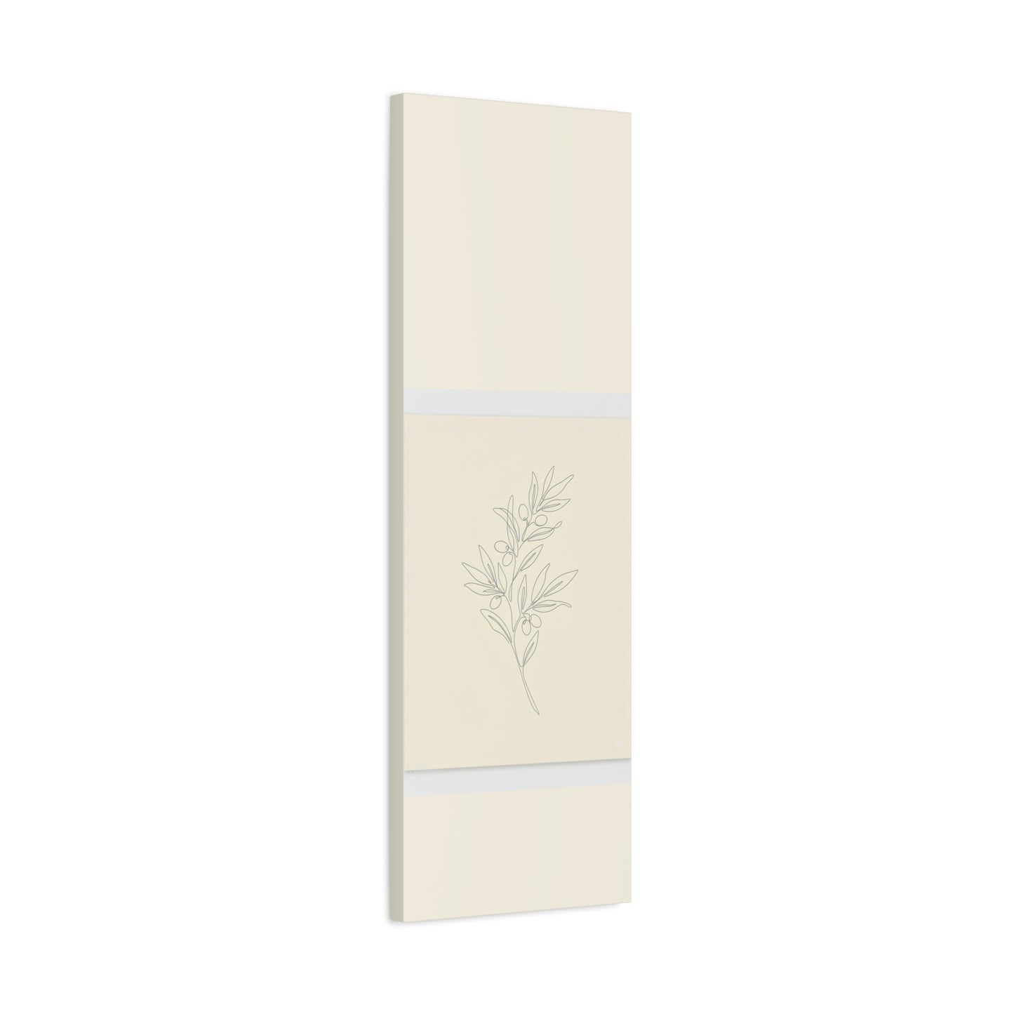 Olive Branch Minimalist Wall Art Canvas