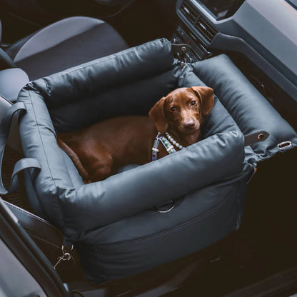 Dog Car Seat Bed with Safety Buckle — Safe & Cozy Rides