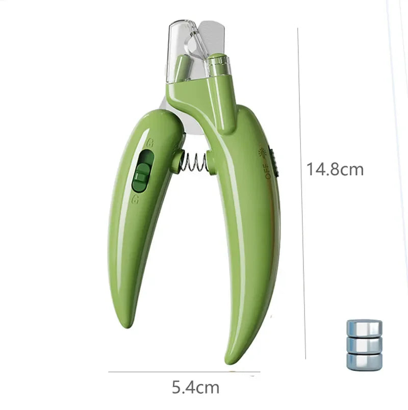 Pet Nail Clipper with Built-In LED Light
