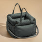 Dog Car Seat Bed with Safety Buckle — Safe & Cozy Rides